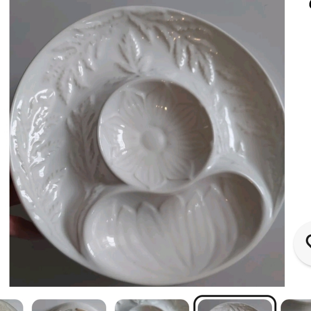 Williams sonoma covert garden serving dish/ plater made in portugal 10"